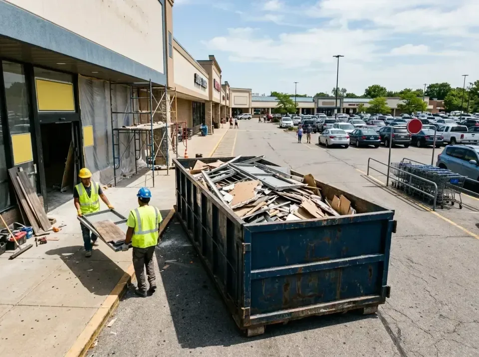 retail-store-renovation-debris-003 — frequently asked questions, Roll-off Dumpster Rentals in Chevy Chase, MD